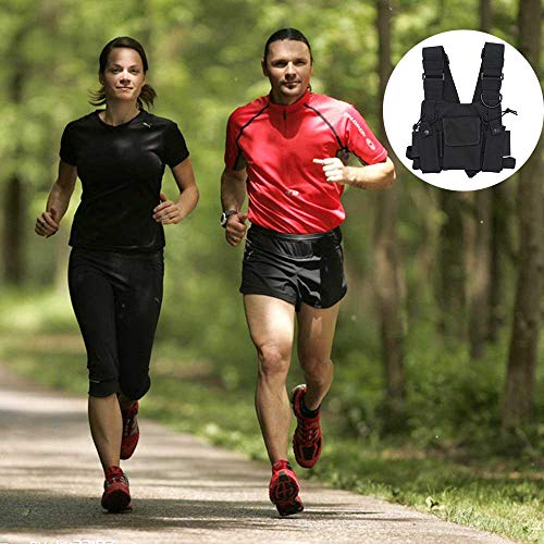 TEEPAO Shooting Vest, Safety Vest Women Men Training Vest Adjustable Lightweight Shooting Hunting Outdoor Security Vests - Thumbnail 3