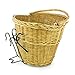 Large Willow Bicycle Basket for Dogs – Hand Crafted By Beach and Dog Co – Handlebar Bracket and Leashes Included (Assateague Large)thumb 1