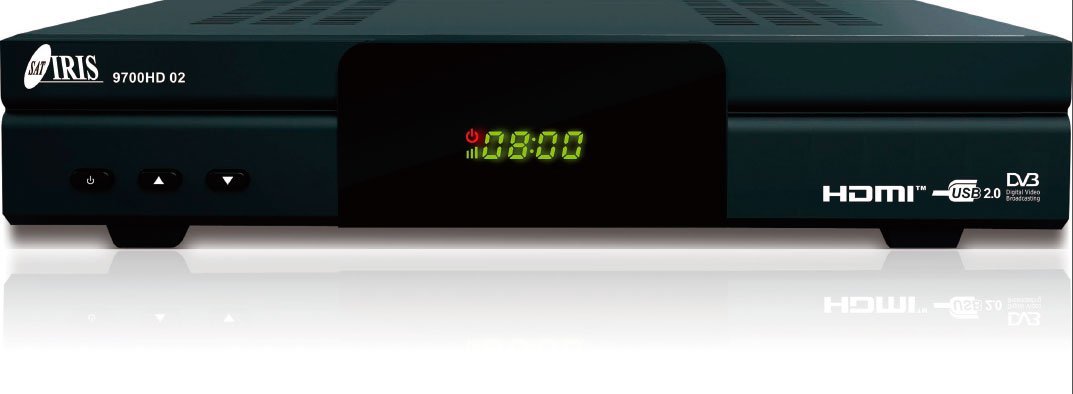 IRIS HD Receptor de TV por satélite Wi Fi HDMI DVB S