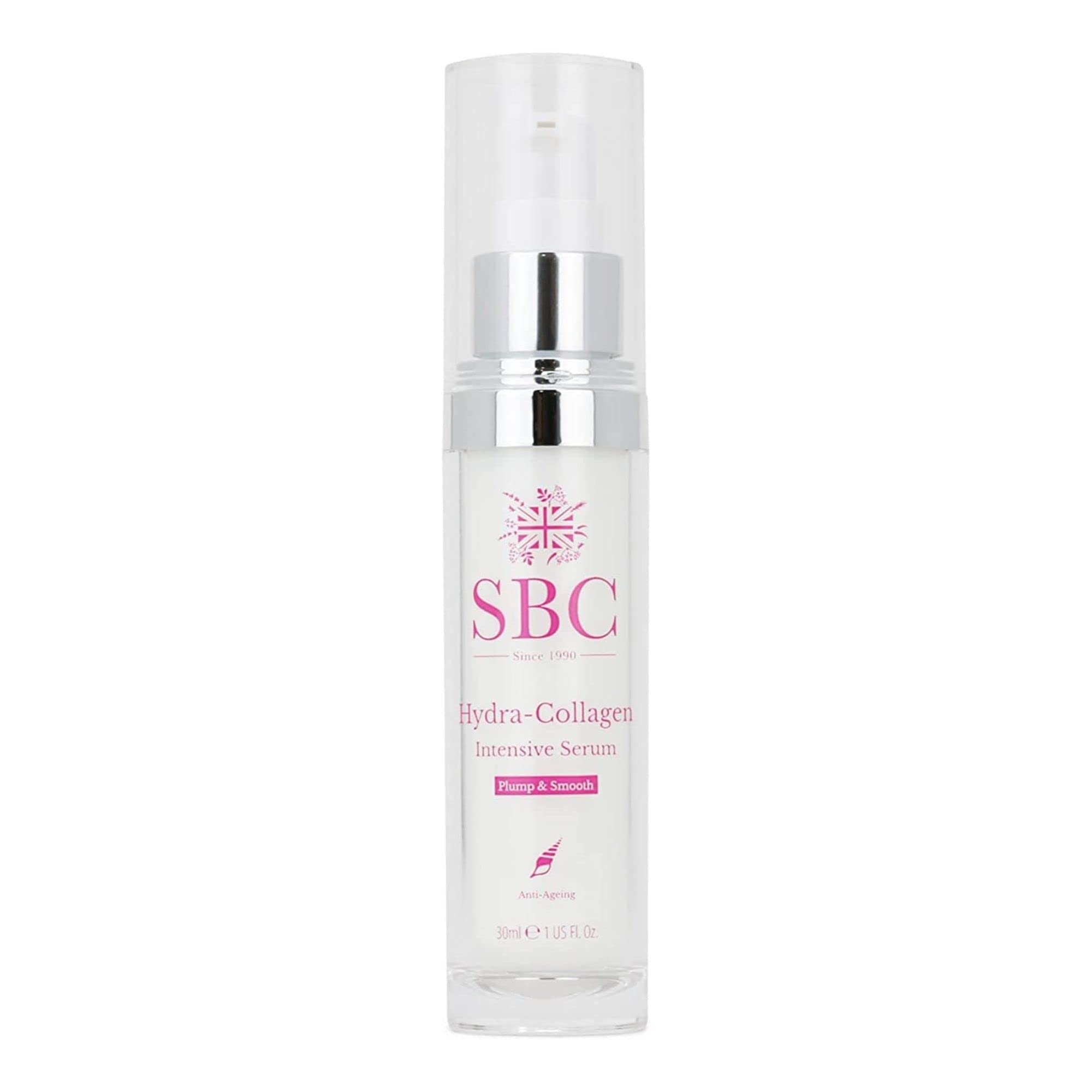 SBC Skincare Hydra-Collagen Intensive Serum - 30ml | Anti-Ageing Serum | Intensive Serum For Mature, Sensitive Or Dry Skin | Gluten Free