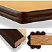 CUTE CUTE JUMP Baby Proofing Edge Guards 12.5ft Edge Protectors for Baby, Extra-Wide Baby Proof Corners and Edges, 3M Glue Pre-Taped, for Table, Desk(Coffee Brown)