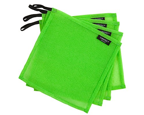 Lunatec Odor-Free Dishcloths. The Perfect Scrubber, Dish Cloth, Sponge and Scouring Pad to Clean Your Dishes, Pots & Pans, and Kitchen Gear. Ideal for Home, RV, Boat Galley and Camp Site. (4-Pack) - Thumbnail 4