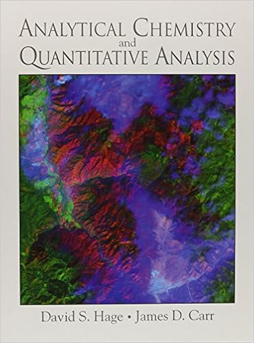 Amazon Analytical Chemistry And Quanitative Analysis Hage David S Carr James D Analytic