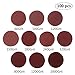 AxPower 100pcs 2 inch Sanding Discs Pad Kit for Drill Grinder Rotary Tools with Backer Plate 1/8
