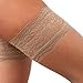 THIGH HIGH Lace Top Silicone Stockings Natural Sheer Nylon Pantyhose Veneziana