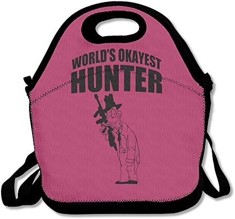 GUOFULIN Hunter Duck Lunch Bag Gourmet Insulating Style Lunch Tote Strap Box Cooler Container Bags Picnic Handbag Pouch For Women Men Kids Girls