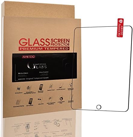 iPad Mini Screen Protector Tempered Glass,AMICOO Flipcase [Bubble Free] [9H Hardness] [HD Clear] [Anti-Fingerprint] [Scratch-Resistant] / Case Friendly for iPad Mini