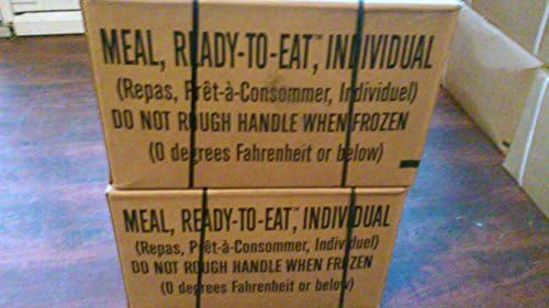 GENUINE MILITARY MRE BOX A AND BOX B INSP TEST DATE 09/2018