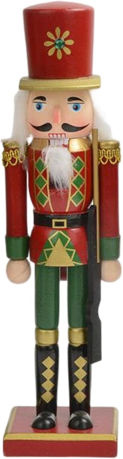 Nutcrackers - Nutcracker Ornaments, 4 Styles Christmas Nutcrackers Soldiers Ornaments Exquisite Nutcracker Figures for Christmas Tree Ornaments Birthday Gift Home Christmas Decorations