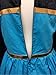 Cokos Box Elsa Coronation Dress Costume Cape Gloves Tiara Crown (6 Years, Blue)