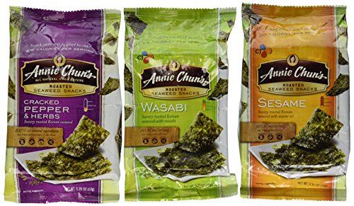 Annie Chun's Roasted Seaweed Snacks Variety 12 Pack