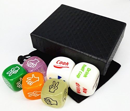 YaYo 6 Funny Finger-guessing Game Dice Drinking Housework Luminous dice