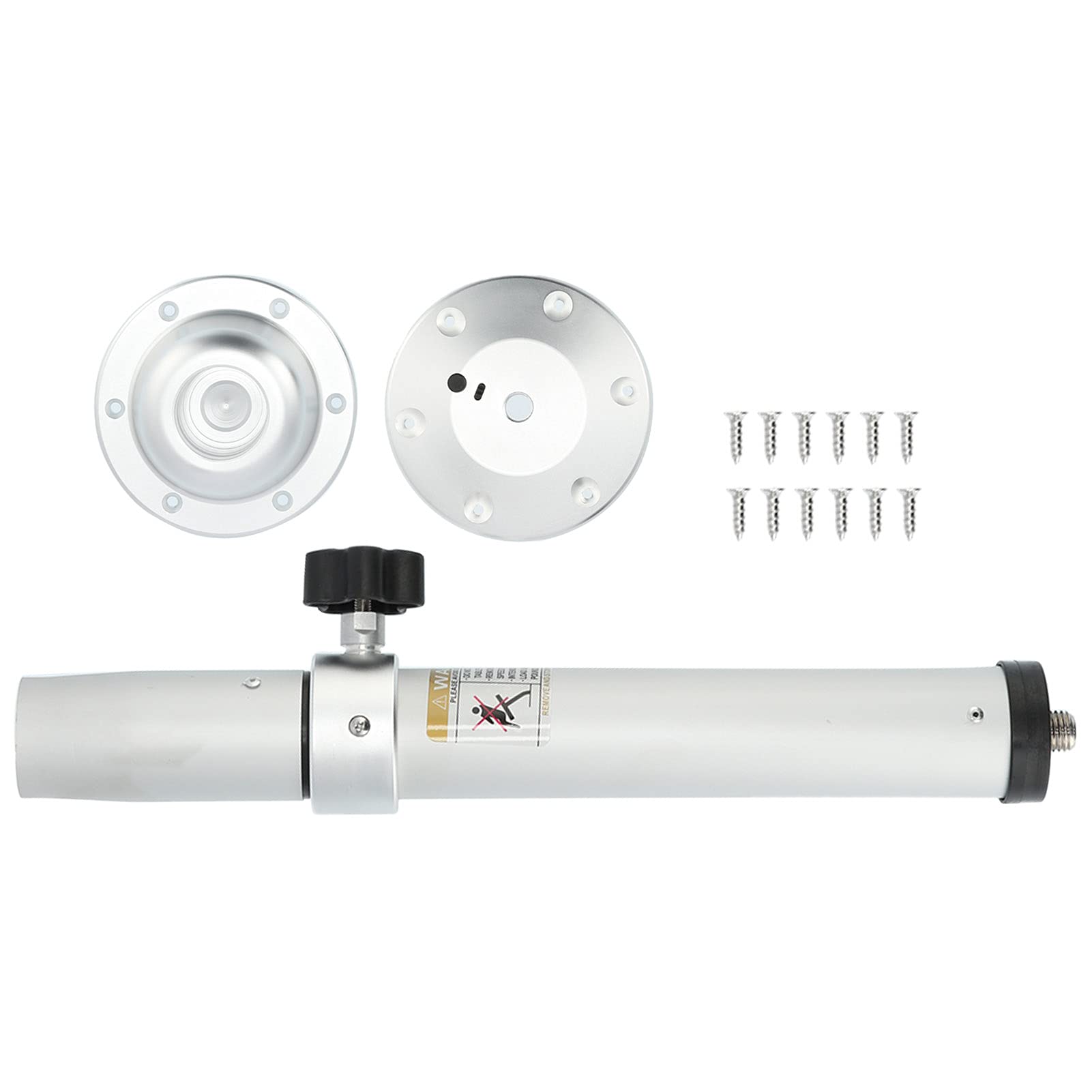RV Table Legs,19.3‑31.8in Table Pedestal Kit Adjustable Silver Pillar with Mount Base Parts for Caravan Motorhome Yacht