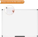 VIZ-PRO Whiteboard 110 x 75 cm 2 Pack with Frame and Pentray view 5