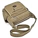 Qflmy Vintage Retro Canvas Messenger Bag Crossbody Shoulder Bag (Black)