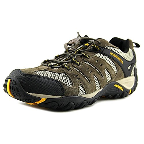 Merrell Men's accentor Hiking Boot, Boulder/Old Gold, 9.5 M US