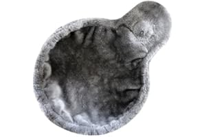 Linghe Soft Plush Spoon Suitable for DIY Cat Climbing Frame, Nest With Tree Installation, Hanging Thickened Hammock Holder (G