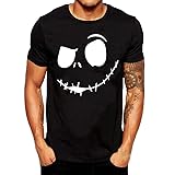 Men's Summer New Evil Smile Face Printed