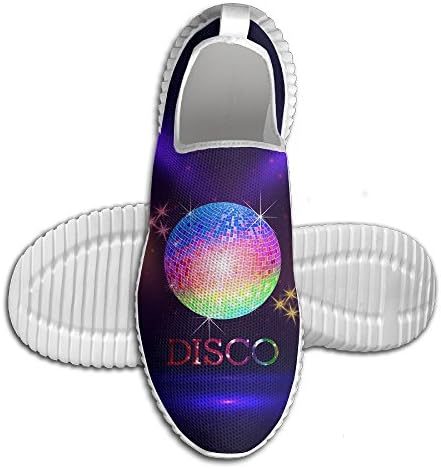 Neon DISCO Ball Lightweight Breathable Casual Sports Shoes Fashion Sneakers Walking Shoes 46