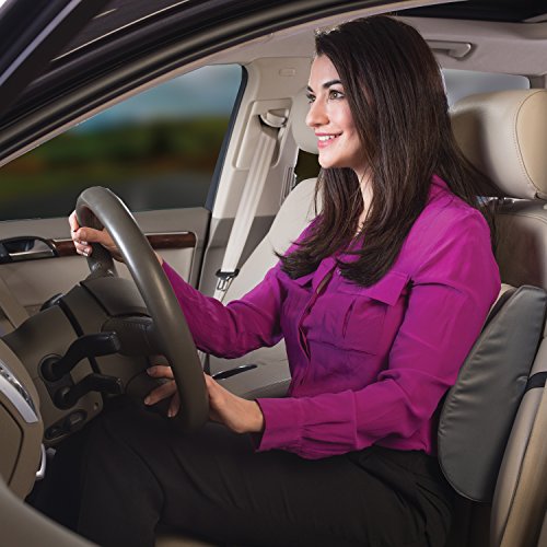 HealthSmart Lumbar Support Pillow, Back Pillow, Office Chair Pillow