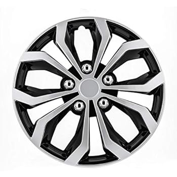 Pilot Automotive WH553-17S-BS Black/Silver 17 Inch 17