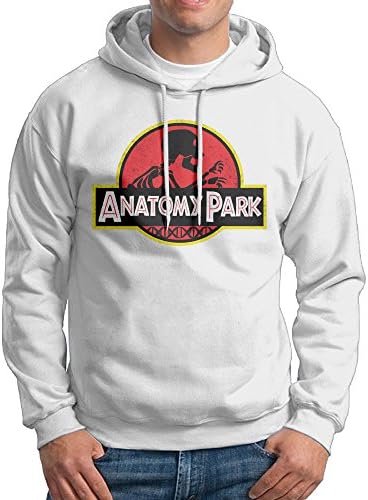 HOT B015GIK26M-Anatomy Park Rick And Morty Stylish Sweater For Men Size XXL White