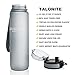 Tanluhu TALONITE Water Bottle with Leak Proof Flip Top Lid - 32 or 22 or 17 Oz - Eco Friendly & Non Toxic BPA Free Tritan Plastic Water Bottles for Gym Yoga Running Hiking Cycling and Camping