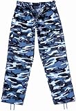 Sky Blue Camouflage BDU Pants (X-Large)