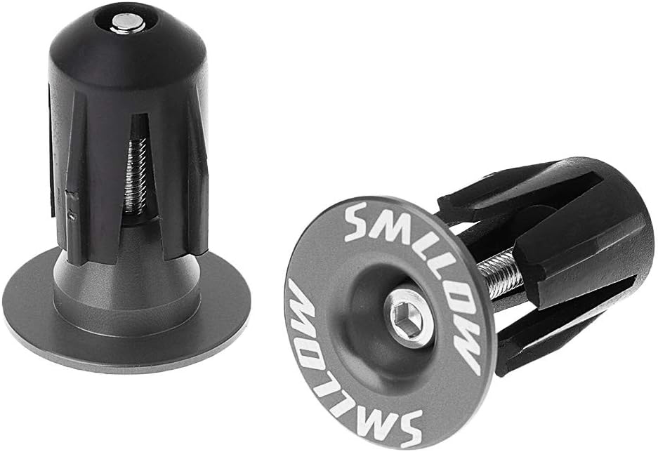 2Pcs Bike Bar End Aluminum Plugs Road Bicycle Grip Handlebar Cap MTB Accessory By ESden