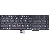 New Replacement Keyboard Compatible with Lenovo ThinkPad T540 T540p L540 W540 W541 T550 W550 W550s T560 L560 L570 P50s with Pointer Without Backlit
