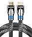 Farstrider 4K HDMI Cable/HDMI Cord 10ft - Ultra HD 4K Ready HDMI 2.0 (4K@60Hz 4:4:4) - High Speed 18Gbps - 26AWG Braided Cord-Ethernet /3D / HDR/ARC/CEC/HDCP 2.2 / CL3