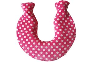 U-Shaped Hot Water Bottle, Single Velvet Cover, Removable Soft Fleece Cover, Shoulder Pocket, Conveniently Portable for Home,