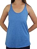 YogaColors Women's Crystal Tri Blend T Back Tank Top Up
