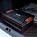 AWEHIRU Alezywels Collapsible Car Trunk Organizer and Storage Box, Perfect for SUV, Auto, Vehicle, Family Vans, Travel and Camp (Black)