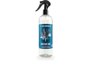 Caldrea Linen and Room Spray Air Freshener, Made with Essential Oils, Plant-Derived and Other Thoughtfully Chosen Ingredients, Basil Blue Sage Scent, 16 oz