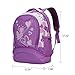 Hynes Eagle Sweetheart Pattern Backpack Purple