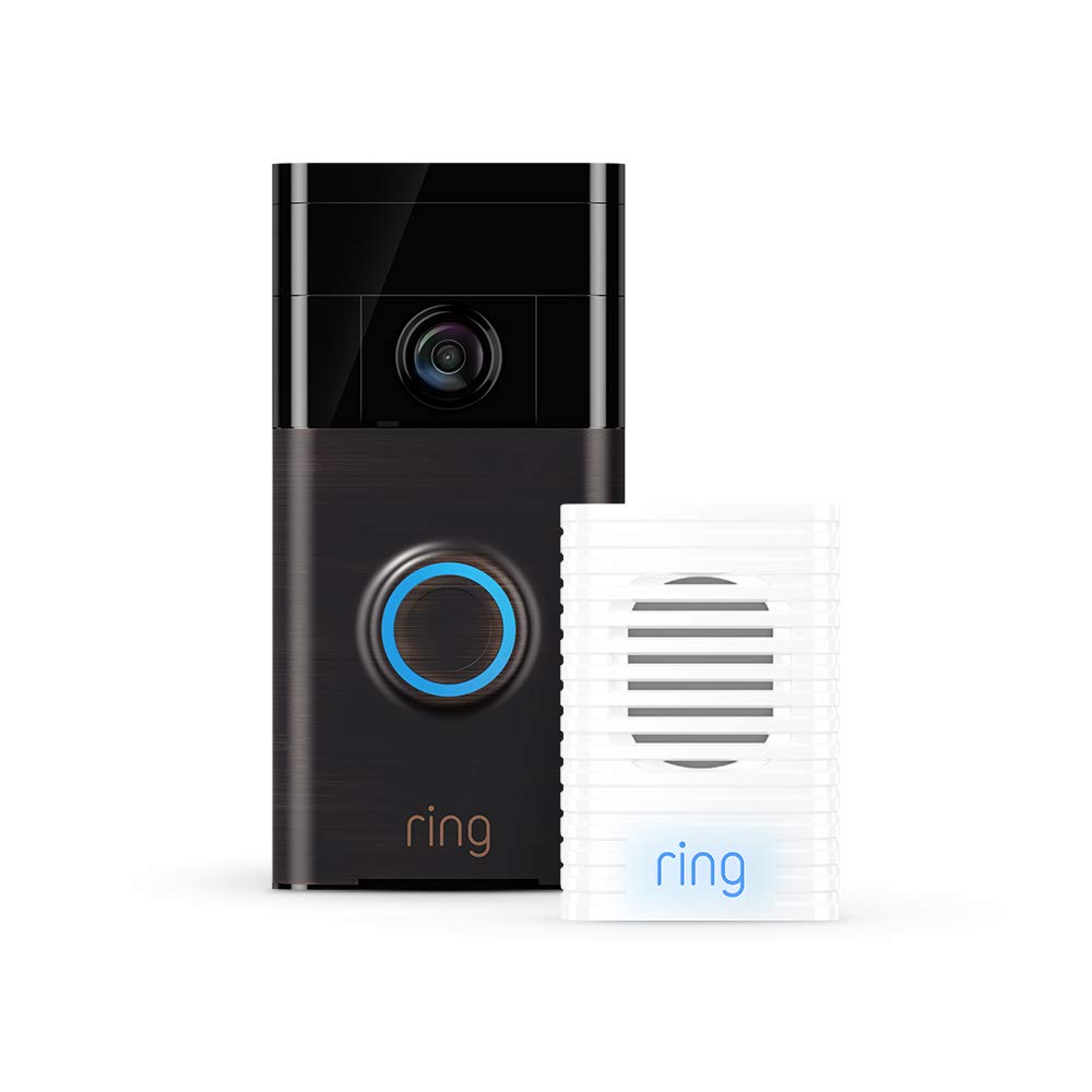 Ring Video Doorbell Bronze with Ring Chime (1st Gen) Amazon