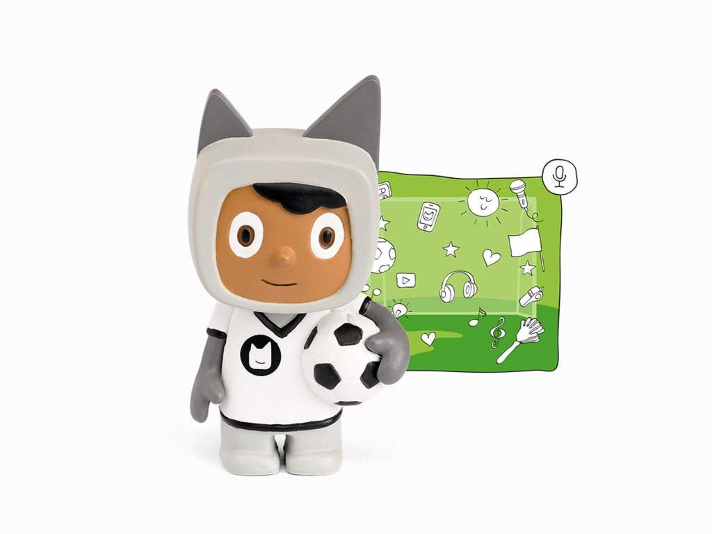 tonies Audio Character for Toniebox, Creative Footballer Figurine, Space for up to 90 Minutes of Customisable Content for Children, for Use with Toniebox Music Player (Sold Separately)