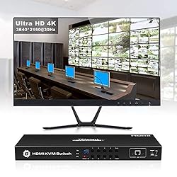 TESmart 8 Port HDMI KVM Switch 4K @ 30Hz with