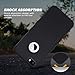 ULAK iPhone 5S Case,Black iPhone 5 SE Case, Anti Slip Shock Resistance Protective Cover with Hybrid High Soft Silicone + Hard PC Case for Apple iPhone 5/5S/SE (Black+Black)