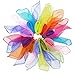 20pcs Juggling Scarves, Doubletwo Rhythm Scarves Juggling Dance Scarves Kids Play Scarves Movement Scarves Silk Square Scarves for Music and Movement