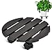 CERBIOR Plant Caddy Heavy Duty Plant Caddy with Wheels Indoor/Outdoor Holds Up 12 Inches and 80 Lbs Strong and Sturdy Design (Round, Charcoal)thumb 1