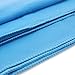 COMPAN,?INC Luxury Hotel Spa Bath Microfiber Ultra Absorbent and Fast Drying Towel Blue 2 pack