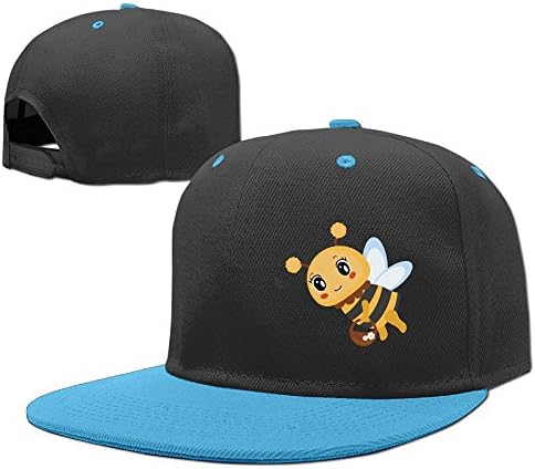 Siwnqk Children Travel Caps Hat Hardworking Bee Royalblue