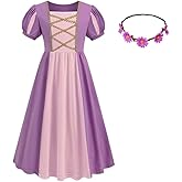 Youfenlove Renaissance Medieval Dress Princess Dress Girls Irish Costume Cosplay Retro Gown Birthday Halloween Xmas Party