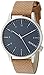 KOMONO Unisex KOM-W2000 Winston Analog Display Japanese Quartz Brown Watch