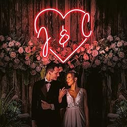 Custom Neon Name Signs for Wedding, DIDALIFE