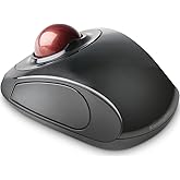 Kensington Orbit Wireless Trackball Mouse with Touch Scroll Ring (K72352US),Black