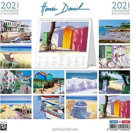 Mini-calendrier 2021 - Peintures Bretagne