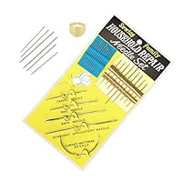 Household Repair Needle Set Hand Sewing Needles and Threader ,Varous Size Tranditional Needles , Blind Needles and Special Needles for Repair Carpet Sail Sack Etc.